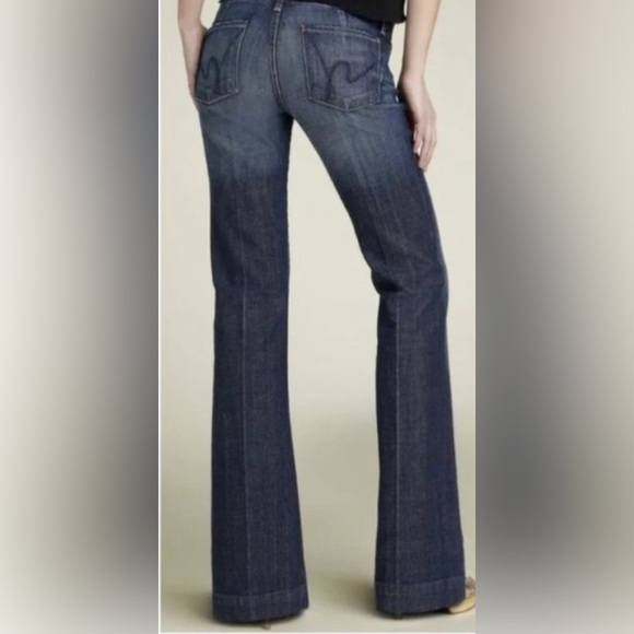 EUC CITIZENS OF HUMANITY LOW RISE BOOT CUT JEANS, size 30 - Picture 1 of 8